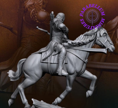 Wood Elf prince on horse