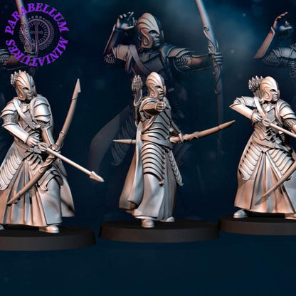 6x Bloody Elf Warrior with bow
