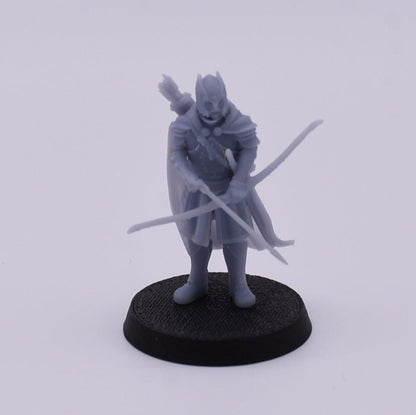 3x Grey Castle guard with long bow