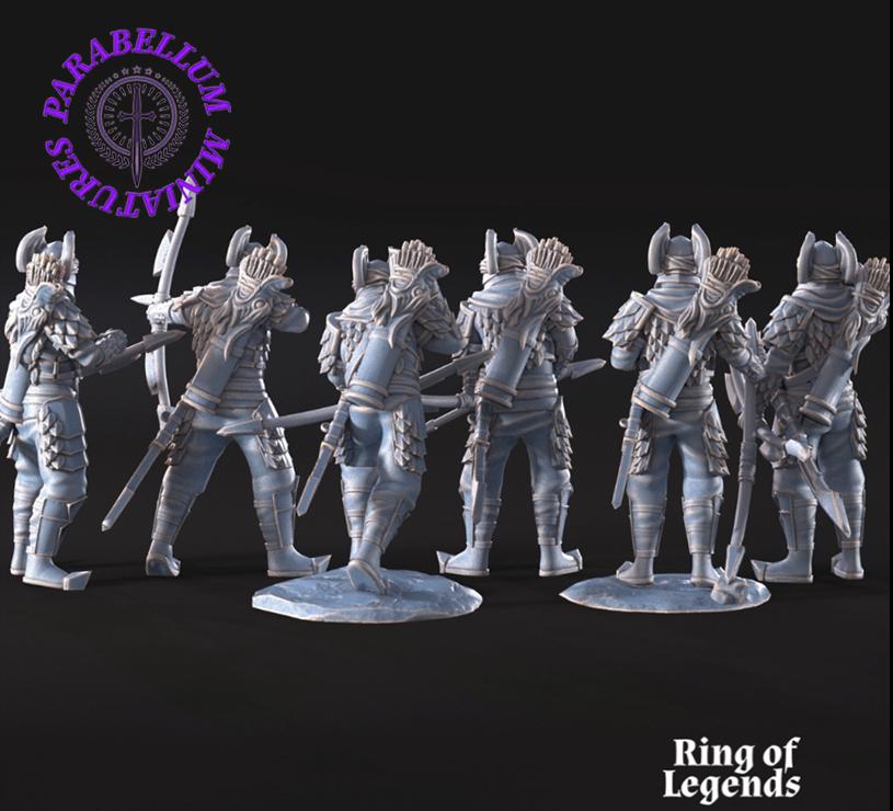 Dragon Army warriors with bow