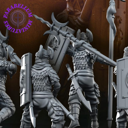 Dragon Army warriors with long spear