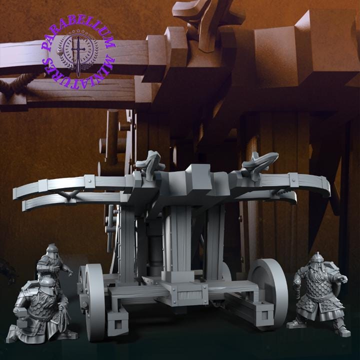 Silver Goat dwarf ballista