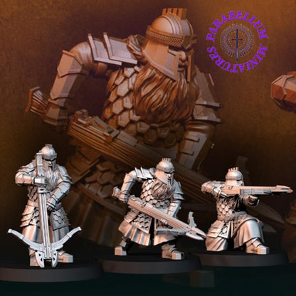 Silver Goat dwarves with crossbow