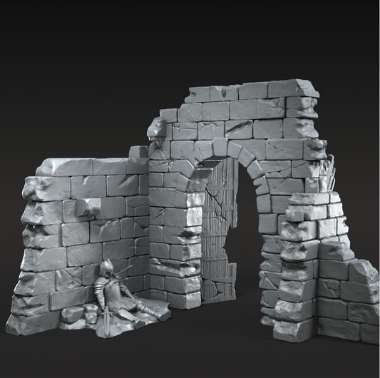 Grey Castle scenery with Casualties v1