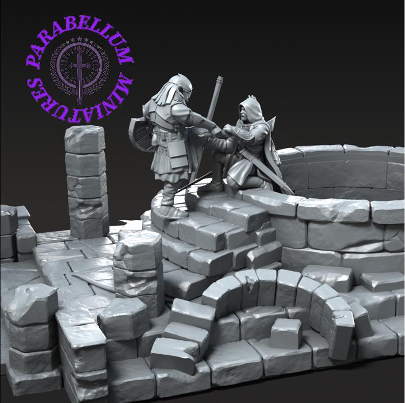 Grey Castle scenery with Casualties v2