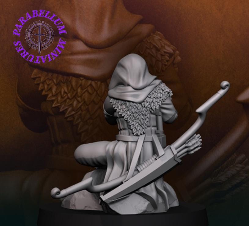 Wood elf musician - pose 2