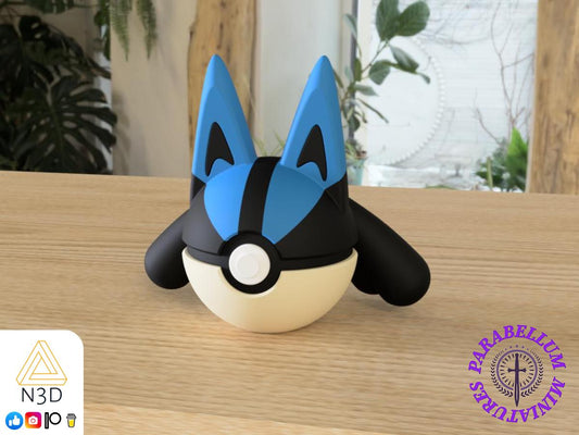 Lucario, Character CritterBall Series Designed by N3D