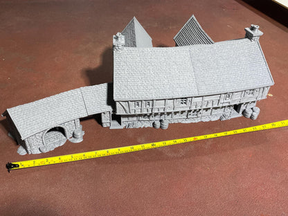 Leaping Frog Inn (Briarwood by DarkRealms) 32mm, 28mm, 15mm Scale 3D Printed Scenery for Wargaming Dnd and Warhammer