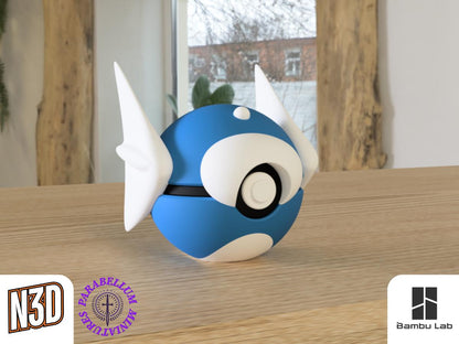 Dratini, Dragonair And Dragonite Evolution Line, Character CritterBall Series Designed by N3D