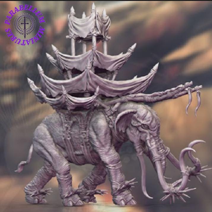 Mumak with howdah