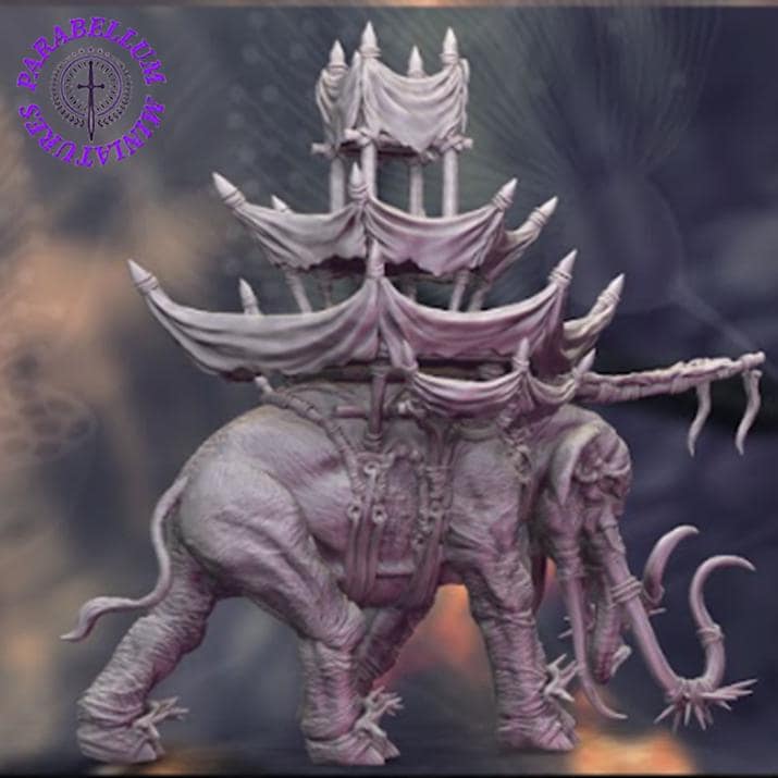 Mumak with howdah