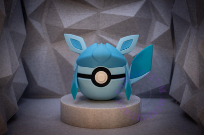Eevee, Jolteon, Vaporeon, Flareon, Espeon, Umbreon, Leafeon, Glaceon and Sylveon Character CritterBall Series Designed by N3D