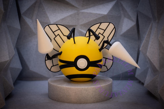 Weedle, Kakuna & Beedrill Evolution Line, Character CritterBall Series Designed by N3D