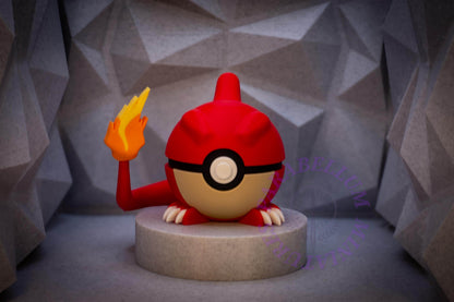 Charmander, Charmeleon & Charizard Evolution Line, Character CritterBall Series Designed by N3D