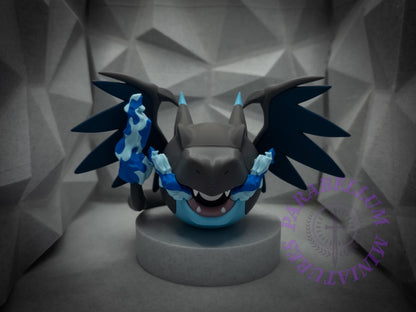 mega charizard x poeball with tail