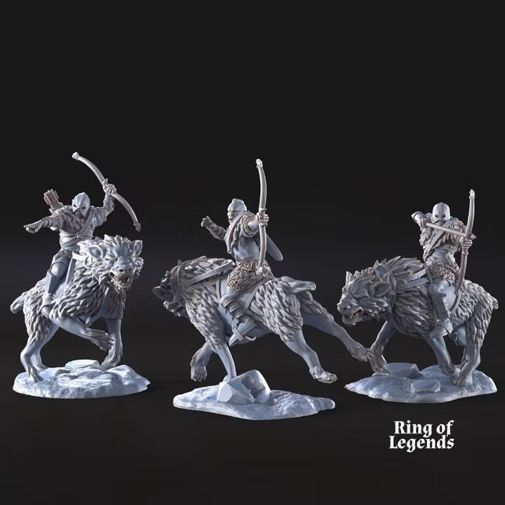 6x Morlok warg riders with bow