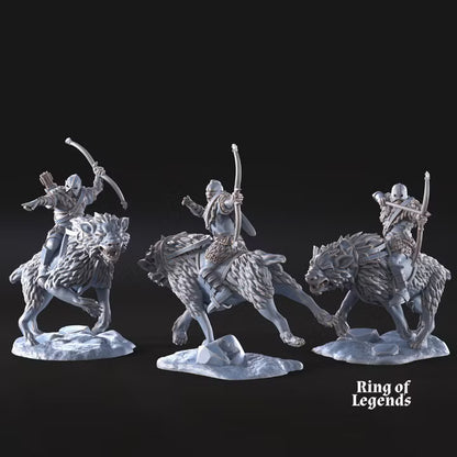 6x Morlok warg riders with bow