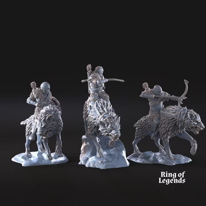 6x Morlok warg riders with bow
