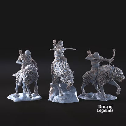 6x Morlok warg riders with bow