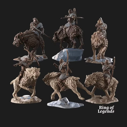6x Morlok warg riders with bow