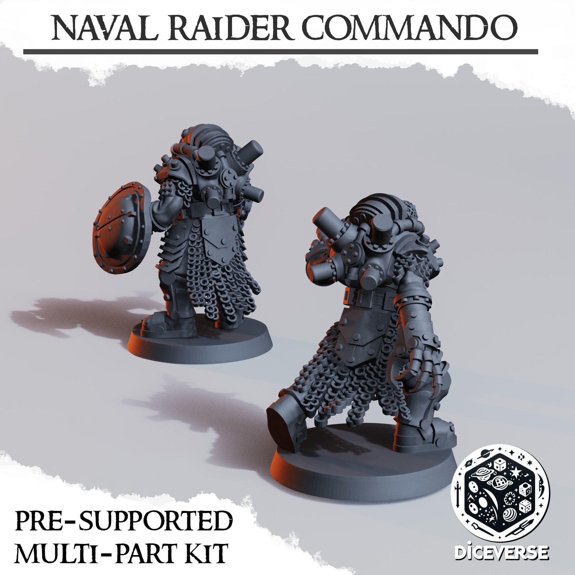 trench crusade heretic naval raider commandos rear view