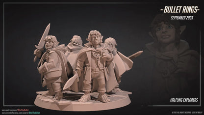 Halflings - The Four Explorers