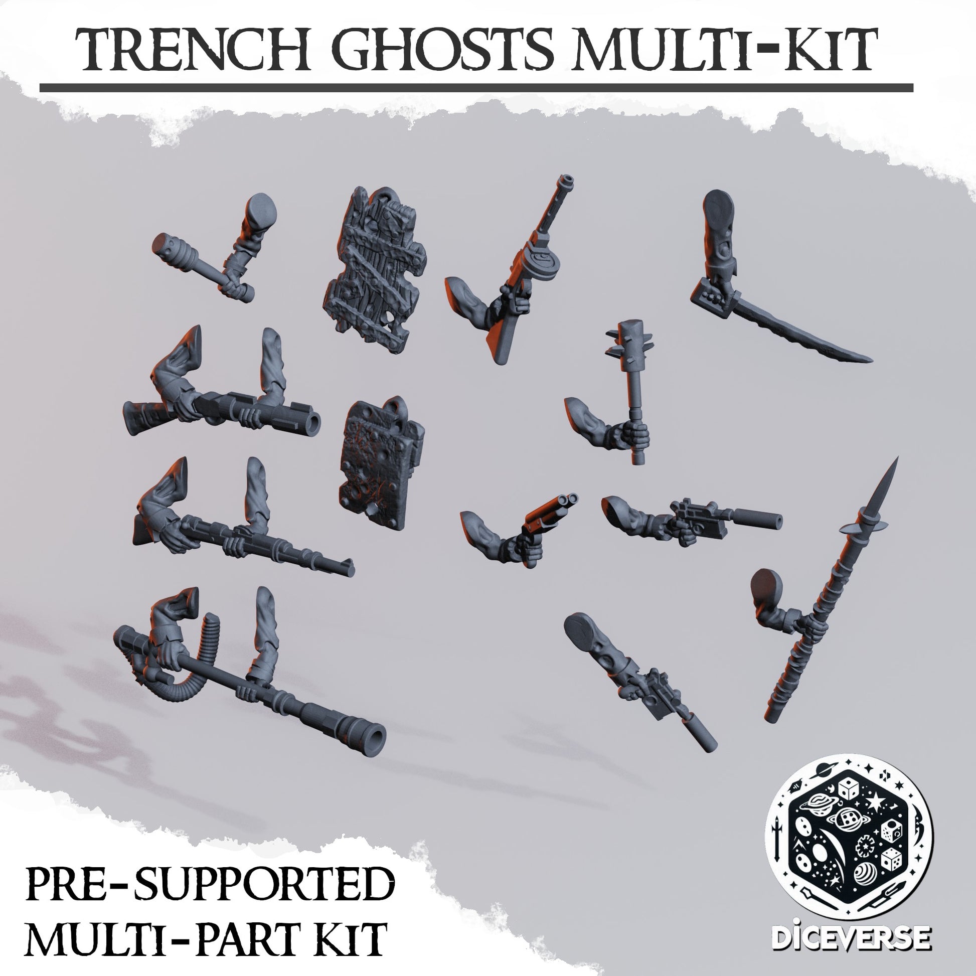 trench ghoul trooper weapons