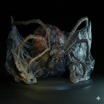 Spider Queen Miniature – 28mm Fantasy Resin Model by Navarette Studios