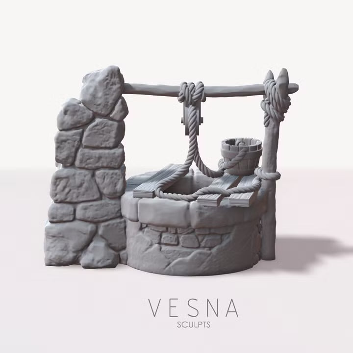 Market place - village well