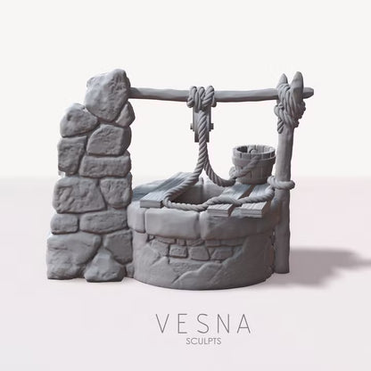 Market place - village well