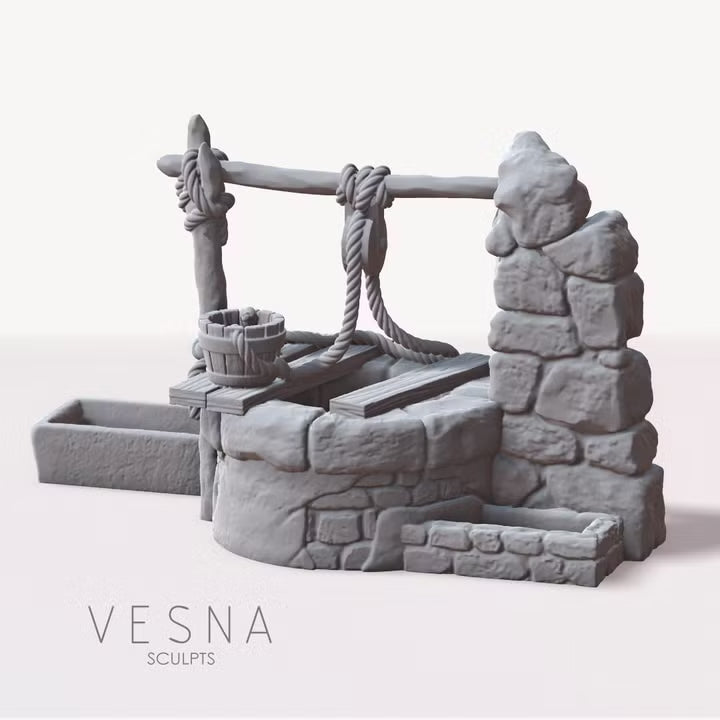 Market place - village well