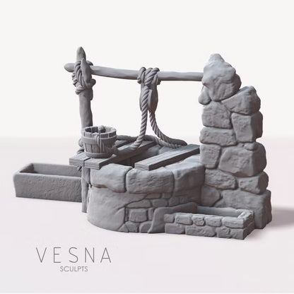Market place - village well