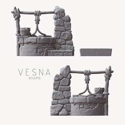 Market place - village well