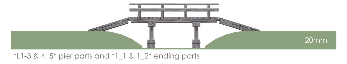 Wooden bridges
