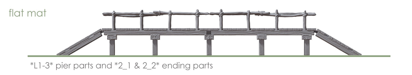 Wooden bridges