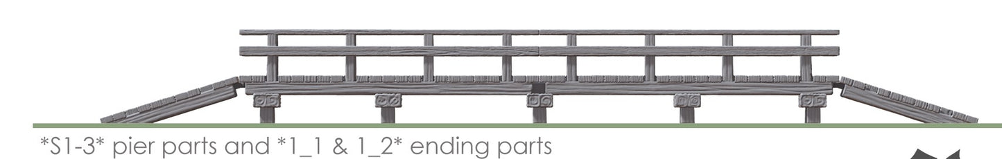Wooden bridges